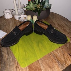 Gucci Lug Sole Loafers sz 38